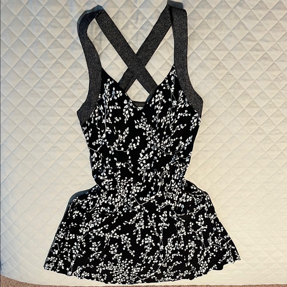 Little black sundress with front pockets